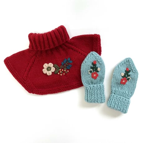 RKO_Mittens (PINK/SKY) / 1-2years
