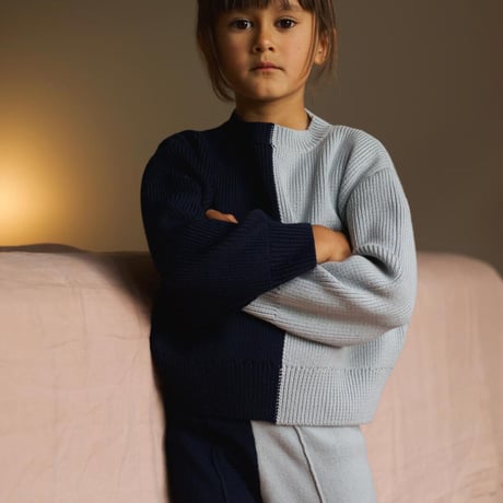 SUNNA STUDIOS KIDS_Sol Sweater (Red/Blue Multi) / 1-2,5-6years
