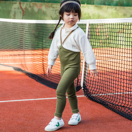 SILLY Silas Footless Collection_Olive Striped