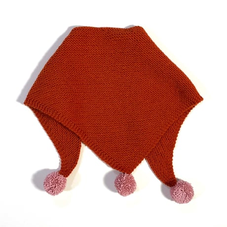RKO_Triangle Scarf (ORANGE) / 1-6years