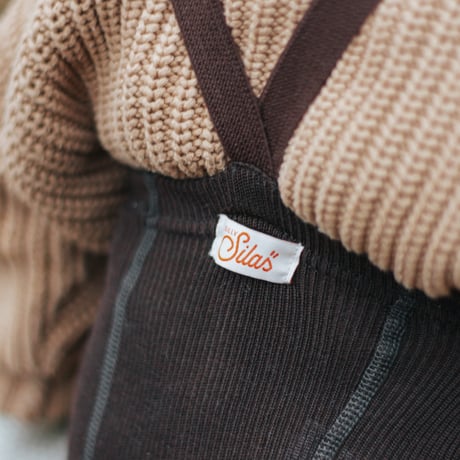 SILLY Silas Wooly Warmy Footless Collection_Espresso