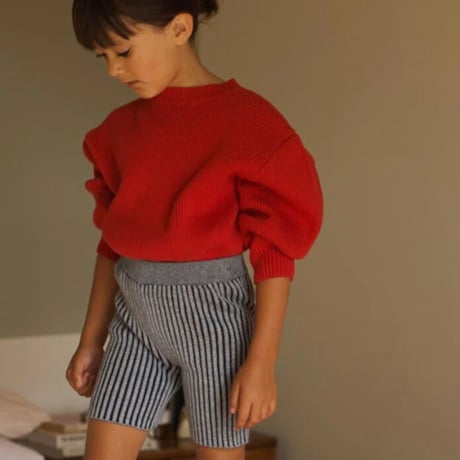 SUNNA STUDIOS KIDS_Sol Sweater (Red/Blue Multi) / 1-2,5-6years