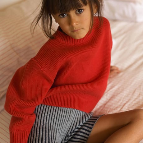 SUNNA STUDIOS KIDS_Sol Sweater (Red/Blue Multi) / 1-2,5-6years