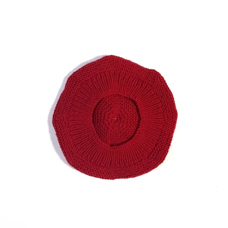 RKO_Beret Hat (GREY/RED) / 3-5years