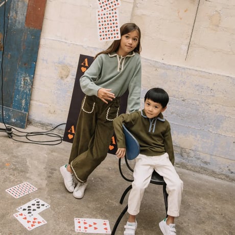 BALC_Pants (SAUGE&ORANGE) / 6years