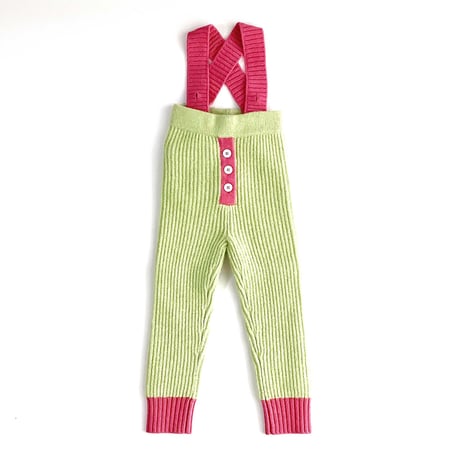 LIGNE NOIRE ENFANTS_ LEGGING (Gold Beige/Water) / 1,2years