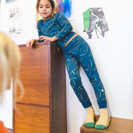 Ba*Ba kidswear_Pajama (PENCILS/OSTRICH) / 104,110cm