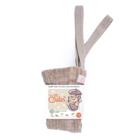 SILLY Silas Granny Teddy Warmy Footless Collection_Peanut Blend