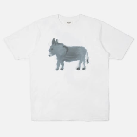 Wild Animals_UNISEX T-shirt (Donkey,Tree) / S