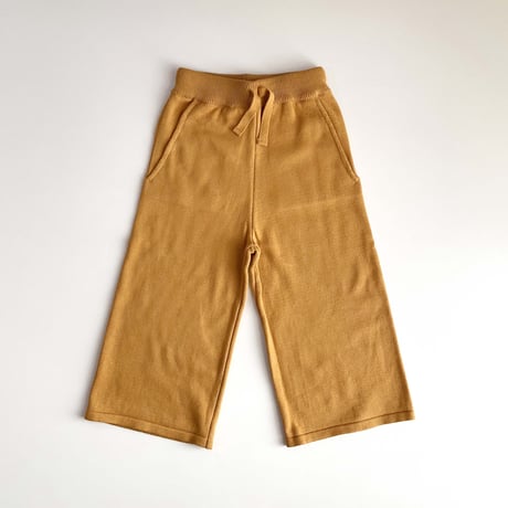 Vild-House of Little_WIDE LEG TROUSERS (ARCHIPELAGO BLUE/DARK OCHRE) / 2-3,3-4,4-5,5-6years