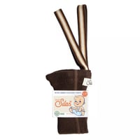 SILLY Silas Footless Collection_Chocolate brown stripe