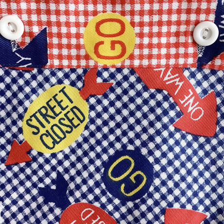 70s print overalls (dead stock)