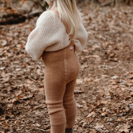 SILLY Silas Teddy Warmy Tights Collection_Light Brown