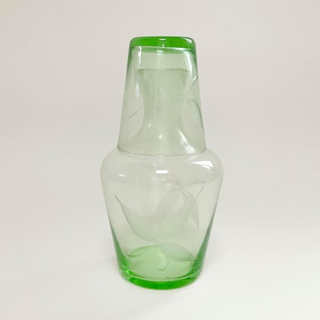 leaf bottle&glass set