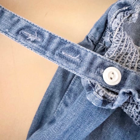 denim overalls / 6years