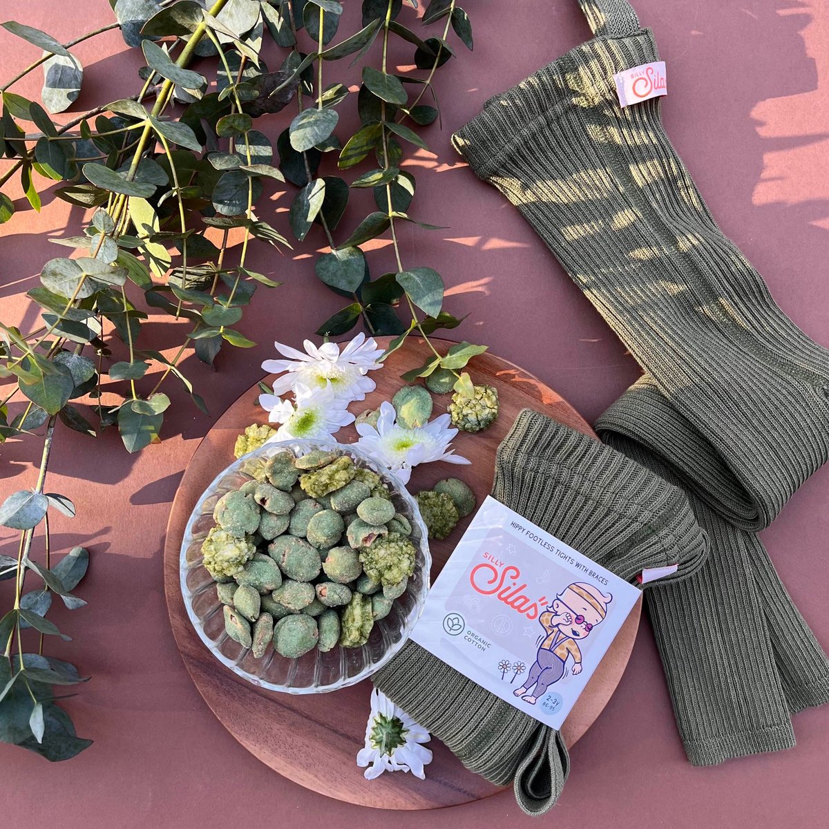 SILLY Silas Hippy Footless Collection_Olive | 2