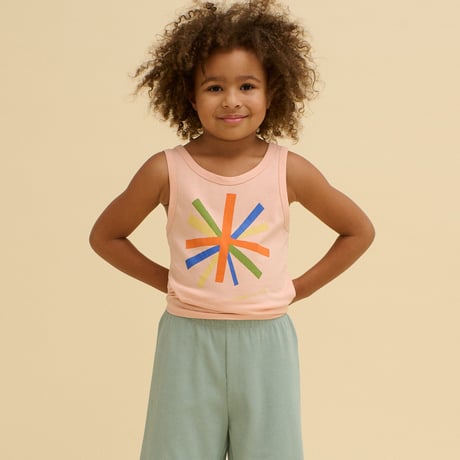 OXOX CLUB_Fluff Sleeveless Top / 86-92,98-104,110-116,122-128cm