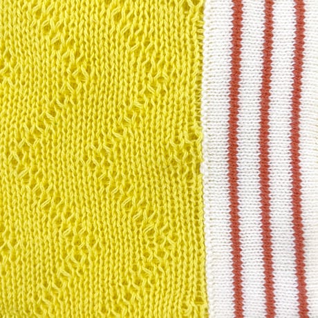 LIGNE NOIRE ENFANTS_ SHORT LACE LARGE PANT YELLOW / 6years