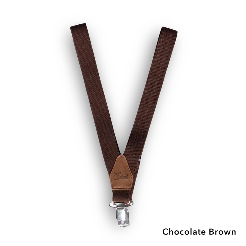 SILLY Silas Retro V braces_Sand Brown,Chocolate