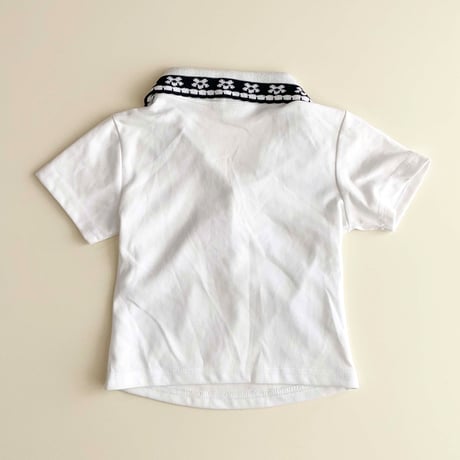 flower polo shirts (dead stock) / 3-4years