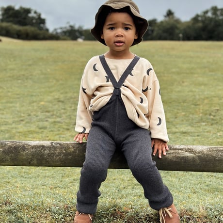 SILLY Silas Roomy Footless Collection_Dark Grey Blend