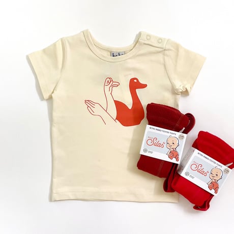 Ba*Ba kidswear_Swan Baby Shirt / 68cm