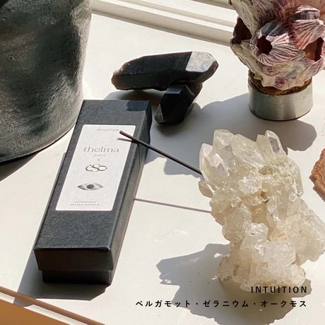 Thelma Paris_Incense boxes (DÉCLARATION,INTUITION,HARMONIE,WINTER EARTH,CONTEMPLATION)