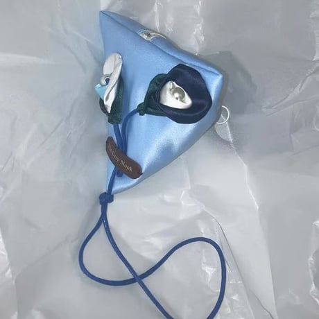 The Cozy Nook_Flower Coin Bag (Sky Blue)