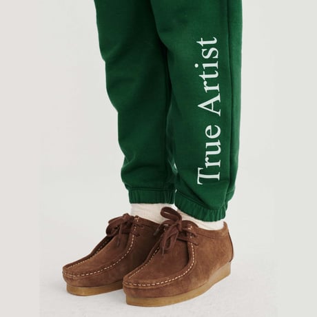 TRUE ARTIST_Sweatpants (Peat Black,Verdant Green) / 4-5,6-7years