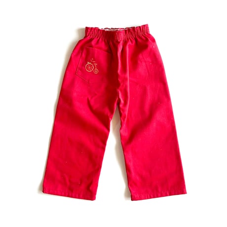 bicycle embroidery pants / 24months