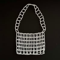 inner and inner_Mini Glass Bag (White,Brown)