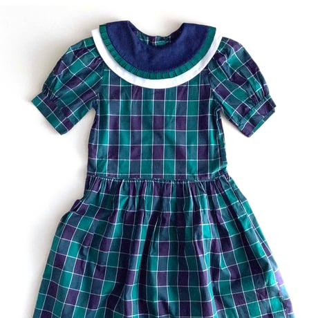 plaid dress (dead stock) / 7years