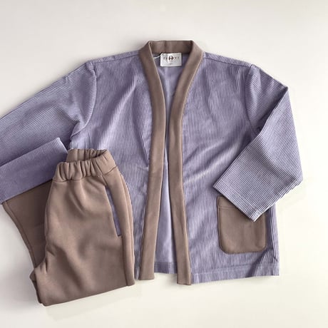 Eshvikids_JACKET&BOTTOM SET (BROWN/PURPLE) / 5years