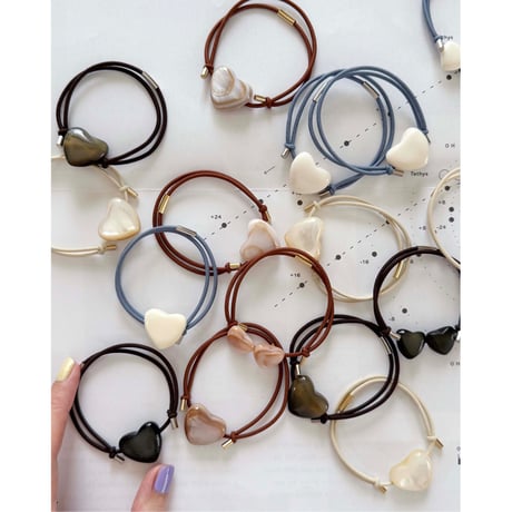 sumie_Heart Button Bracelet ♡