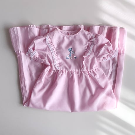 embroidery night dress (dead stock) / 5-6years