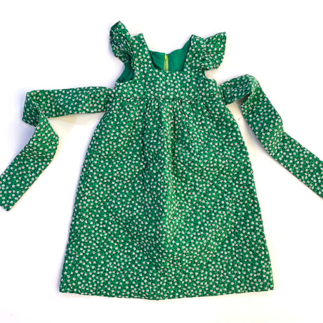 flower quilted dress