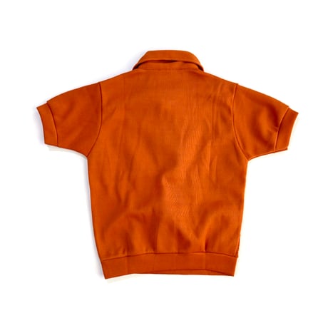70s polo shirts (Orange,Blue,Brown) / 6years・116cm (dead stock)
