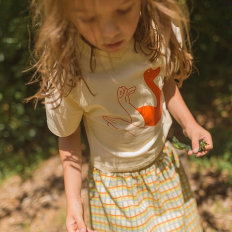 Ba*Ba kidswear_Swan Baby Shirt / 68cm