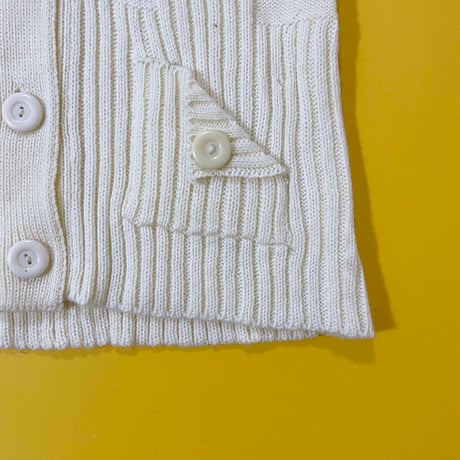 70s knitting cardigan / 6years
