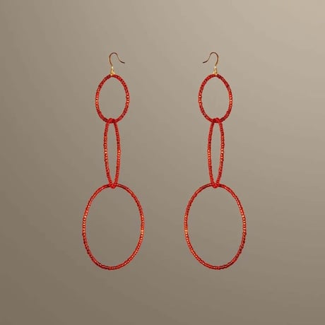 Talina_Earrings/BANI (pale pink/orange)