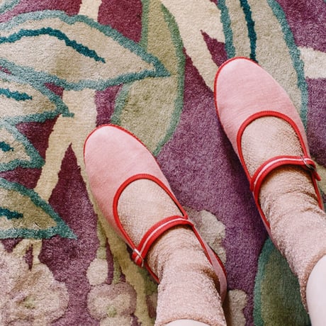 2e CHESTS×MARCOMONDE_GLITTER SHEER LADYS socks (Gold,L.Blue,Coral,White)