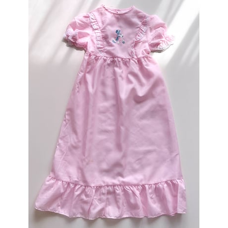 embroidery night dress (dead stock) / 5-6years