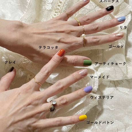 manucurist_シアーネイルカラー (ゴールド,マーメイド,パンプルムース,シエル,マジックミュージック,ミュスカ,ラヴァンド,サテン)