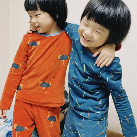Ba*Ba kidswear_Pajama (PENCILS/OSTRICH) / 104,110cm