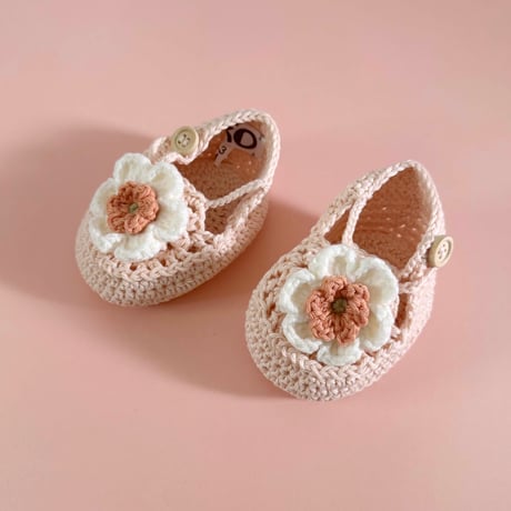 RKO_Booties / 0-3,3-6months (Peach,Sage)