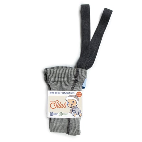 SILLY Silas Wooly Warmy Footless Collection_Granite Grey