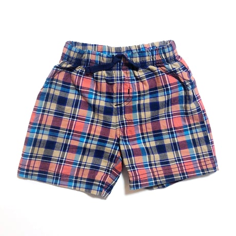 plaid pants_navy / 12month
