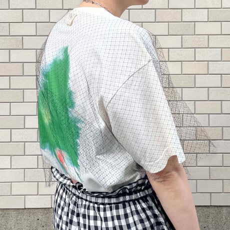 Wild Animals_UNISEX T-shirt (Donkey,Tree) / S