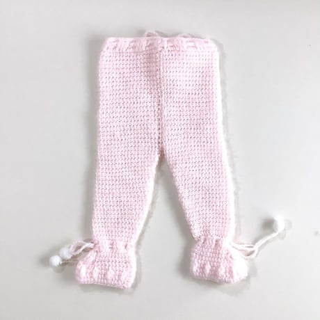 pink knitting pants