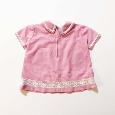 60s pink race onepiece / 2-3years